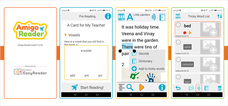 The iRead Project and Dolphin Amigo Reader app help build pupil